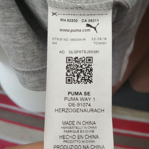 Puma Cropped Training hoodie grey size XS - Picture 6 of 6